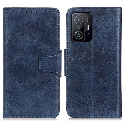 Custodia Portafoglio In Pelle Cover con Supporto M02L per Xiaomi Mi 11T Pro 5G Blu