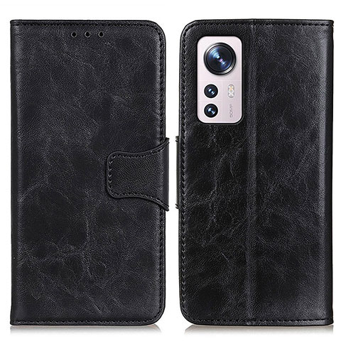 Custodia Portafoglio In Pelle Cover con Supporto M02L per Xiaomi Mi 12 5G Nero