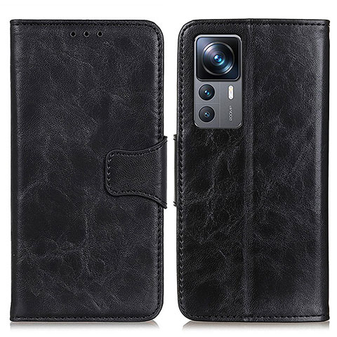 Custodia Portafoglio In Pelle Cover con Supporto M02L per Xiaomi Mi 12T 5G Nero