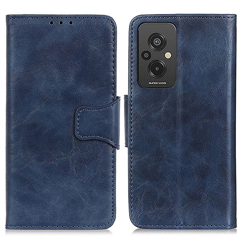 Custodia Portafoglio In Pelle Cover con Supporto M02L per Xiaomi Redmi 11 Prime 4G Blu