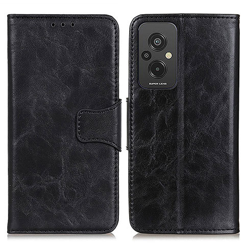 Custodia Portafoglio In Pelle Cover con Supporto M02L per Xiaomi Redmi 11 Prime 4G Nero