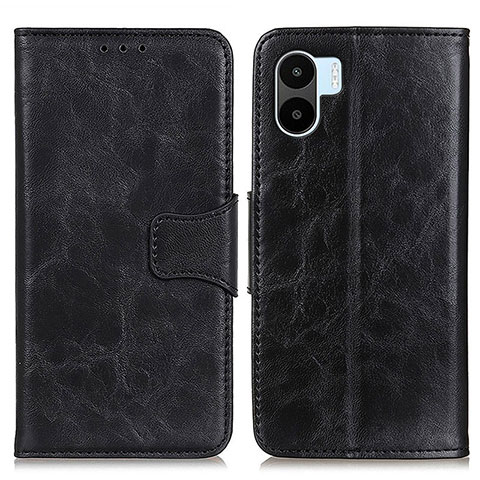 Custodia Portafoglio In Pelle Cover con Supporto M02L per Xiaomi Redmi A1 Nero