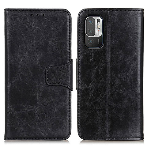 Custodia Portafoglio In Pelle Cover con Supporto M02L per Xiaomi Redmi Note 10 5G Nero