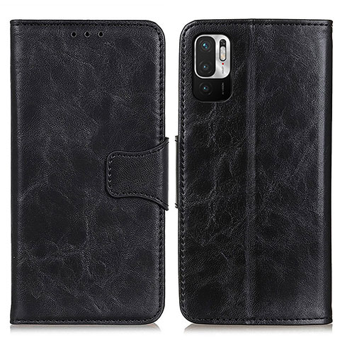 Custodia Portafoglio In Pelle Cover con Supporto M02L per Xiaomi Redmi Note 10 JE 5G Nero