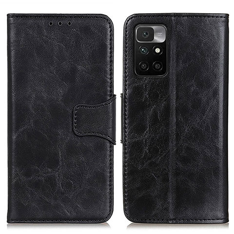 Custodia Portafoglio In Pelle Cover con Supporto M02L per Xiaomi Redmi Note 11 4G (2021) Nero