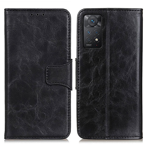 Custodia Portafoglio In Pelle Cover con Supporto M02L per Xiaomi Redmi Note 11 Pro 5G Nero