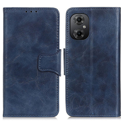 Custodia Portafoglio In Pelle Cover con Supporto M02L per Xiaomi Redmi Note 12R Pro 5G Blu