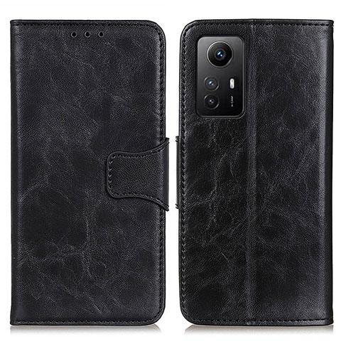 Custodia Portafoglio In Pelle Cover con Supporto M02L per Xiaomi Redmi Note 12S Nero