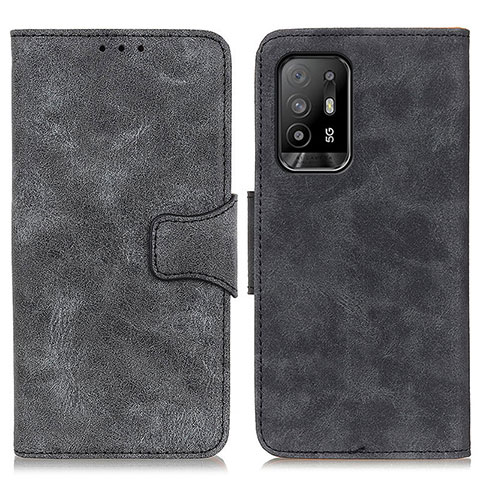 Custodia Portafoglio In Pelle Cover con Supporto M03L per Oppo Reno5 Z 5G Nero