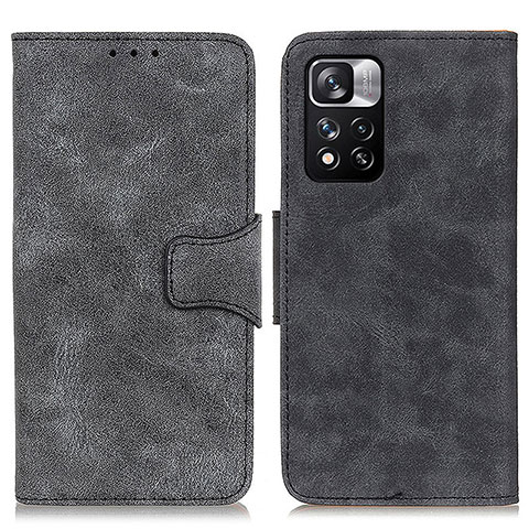 Custodia Portafoglio In Pelle Cover con Supporto M03L per Xiaomi Mi 11i 5G (2022) Nero