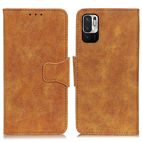 Custodia Portafoglio In Pelle Cover con Supporto M03L per Xiaomi Redmi Note 10 JE 5G Khaki