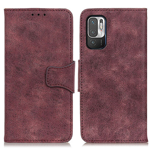 Custodia Portafoglio In Pelle Cover con Supporto M03L per Xiaomi Redmi Note 10T 5G Viola