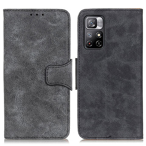 Custodia Portafoglio In Pelle Cover con Supporto M03L per Xiaomi Redmi Note 11 5G Nero