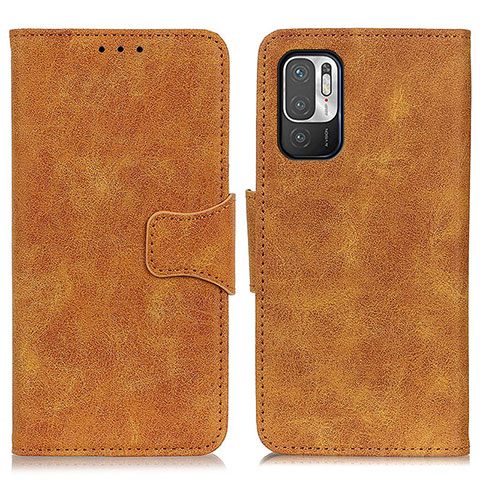 Custodia Portafoglio In Pelle Cover con Supporto M03L per Xiaomi Redmi Note 11 SE 5G Khaki