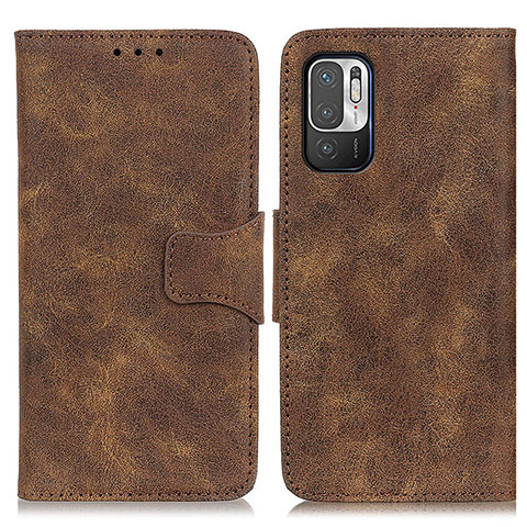 Custodia Portafoglio In Pelle Cover con Supporto M03L per Xiaomi Redmi Note 11 SE 5G Marrone