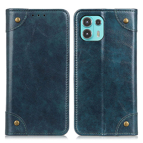 Custodia Portafoglio In Pelle Cover con Supporto M04L per Motorola Moto Edge 20 Lite 5G Blu