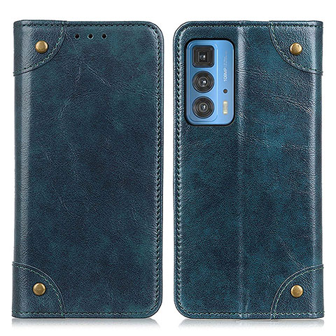 Custodia Portafoglio In Pelle Cover con Supporto M04L per Motorola Moto Edge S Pro 5G Blu