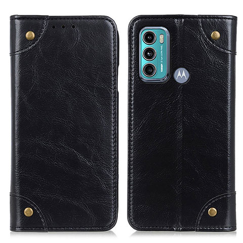 Custodia Portafoglio In Pelle Cover con Supporto M04L per Motorola Moto G40 Fusion Nero