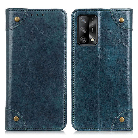 Custodia Portafoglio In Pelle Cover con Supporto M04L per Oppo A74 4G Blu