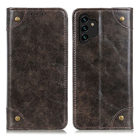 Custodia Portafoglio In Pelle Cover con Supporto M04L per Samsung Galaxy A04s Bronze