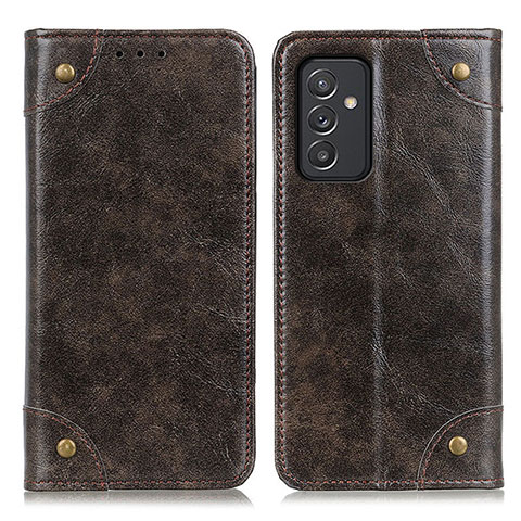 Custodia Portafoglio In Pelle Cover con Supporto M04L per Samsung Galaxy A35 5G Bronze