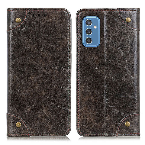 Custodia Portafoglio In Pelle Cover con Supporto M04L per Samsung Galaxy M52 5G Bronze