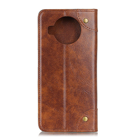 Custodia Portafoglio In Pelle Cover con Supporto M04L per Xiaomi Mi 10i 5G Marrone