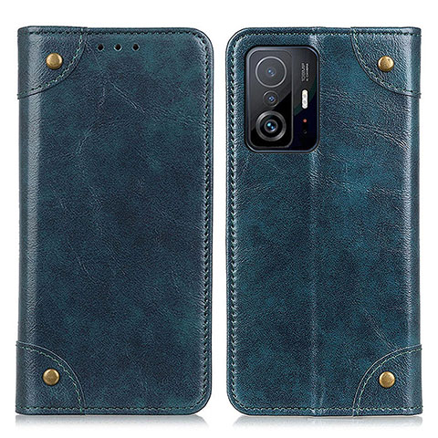 Custodia Portafoglio In Pelle Cover con Supporto M04L per Xiaomi Mi 11T Pro 5G Blu