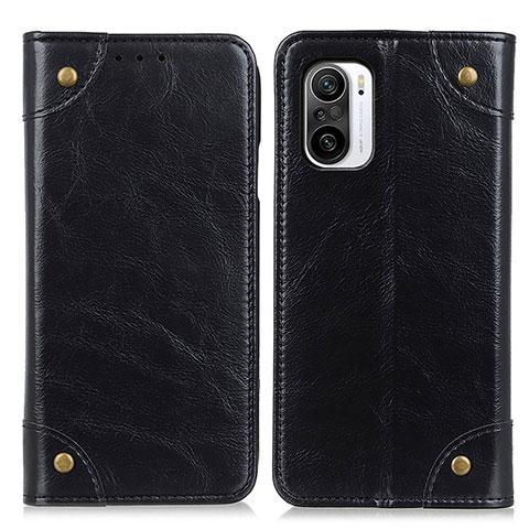 Custodia Portafoglio In Pelle Cover con Supporto M04L per Xiaomi Redmi K40 Pro+ Plus 5G Nero