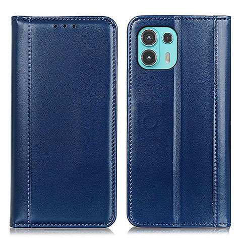 Custodia Portafoglio In Pelle Cover con Supporto M05L per Motorola Moto Edge 20 Lite 5G Blu