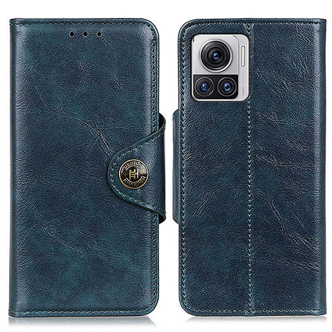 Custodia Portafoglio In Pelle Cover con Supporto M05L per Motorola Moto Edge X30 Pro 5G Blu