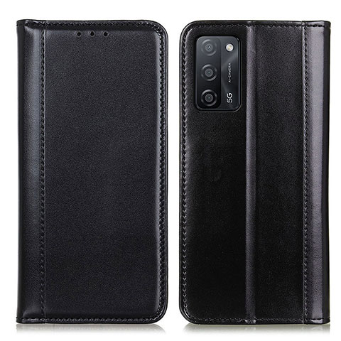 Custodia Portafoglio In Pelle Cover con Supporto M05L per Oppo A53s 5G Nero