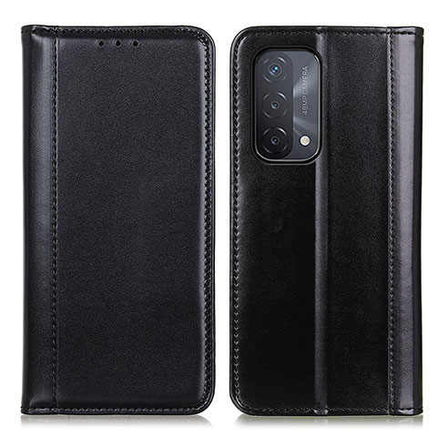 Custodia Portafoglio In Pelle Cover con Supporto M05L per Oppo A54 5G Nero