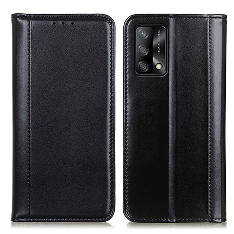 Custodia Portafoglio In Pelle Cover con Supporto M05L per Oppo A74 4G Nero