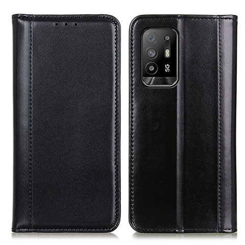 Custodia Portafoglio In Pelle Cover con Supporto M05L per Oppo A95 5G Nero