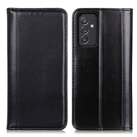 Custodia Portafoglio In Pelle Cover con Supporto M05L per Samsung Galaxy A15 LTE Nero