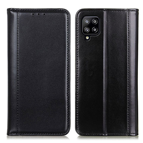 Custodia Portafoglio In Pelle Cover con Supporto M05L per Samsung Galaxy A22 4G Nero