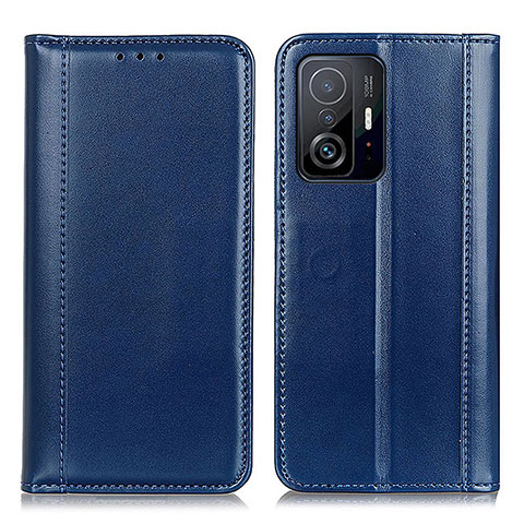 Custodia Portafoglio In Pelle Cover con Supporto M05L per Xiaomi Mi 11T Pro 5G Blu