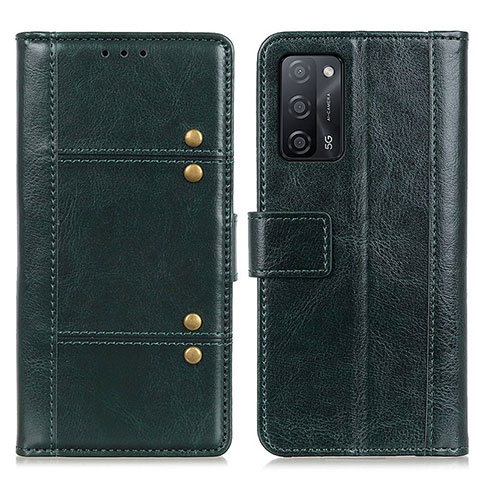 Custodia Portafoglio In Pelle Cover con Supporto M06L per Oppo A53s 5G Verde