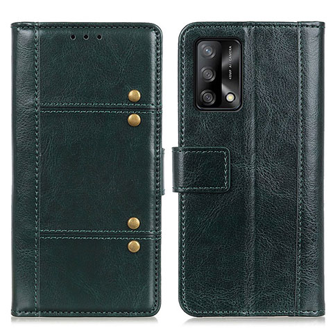 Custodia Portafoglio In Pelle Cover con Supporto M06L per Oppo A74 4G Verde