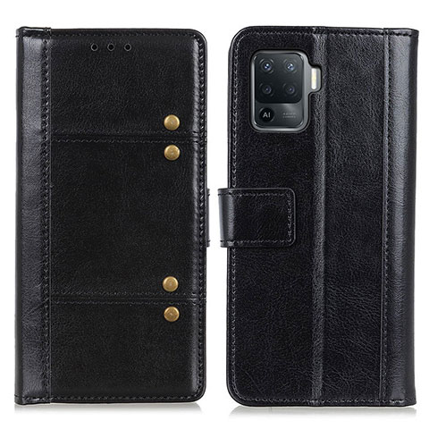 Custodia Portafoglio In Pelle Cover con Supporto M06L per Oppo Reno5 F Nero