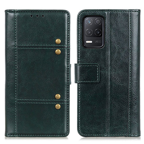 Custodia Portafoglio In Pelle Cover con Supporto M06L per Realme Q3i 5G Verde