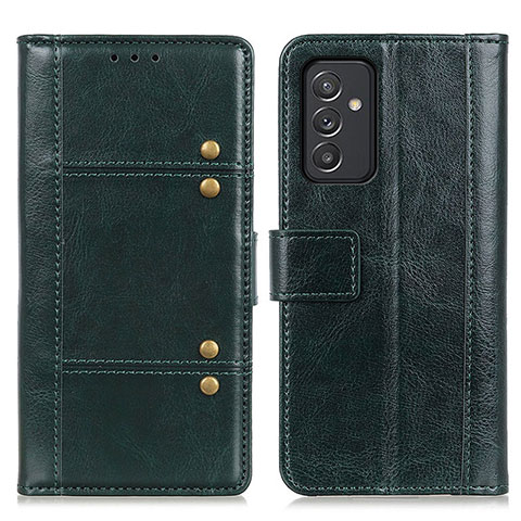 Custodia Portafoglio In Pelle Cover con Supporto M06L per Samsung Galaxy A15 LTE Verde