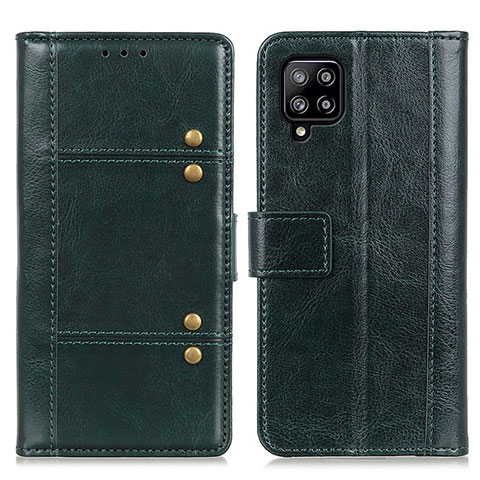 Custodia Portafoglio In Pelle Cover con Supporto M06L per Samsung Galaxy A22 4G Verde