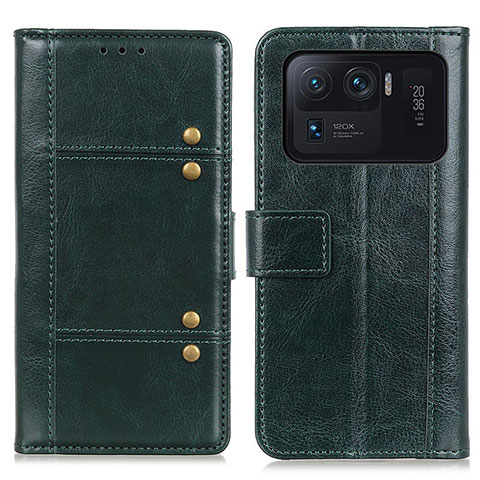 Custodia Portafoglio In Pelle Cover con Supporto M06L per Xiaomi Mi 11 Ultra 5G Verde