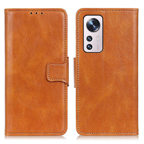 Custodia Portafoglio In Pelle Cover con Supporto M06L per Xiaomi Mi 12S Pro 5G Arancione