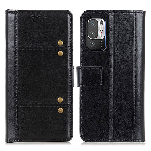 Custodia Portafoglio In Pelle Cover con Supporto M06L per Xiaomi Redmi Note 10 5G Nero