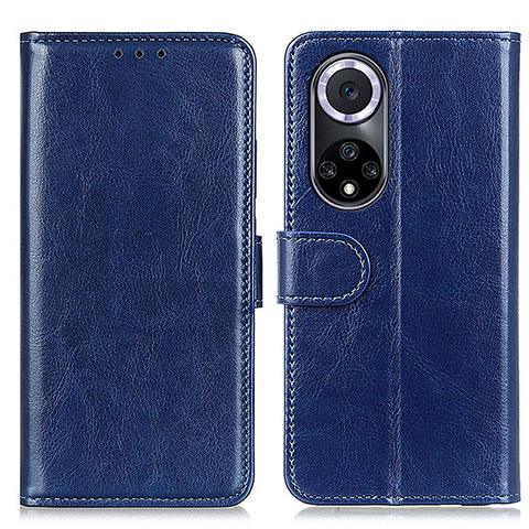 Custodia Portafoglio In Pelle Cover con Supporto M07L per Huawei Honor 50 5G Blu