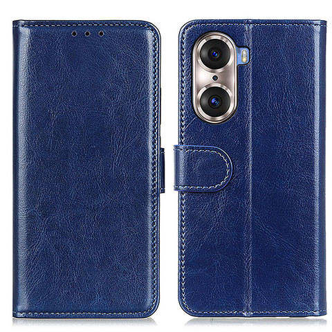 Custodia Portafoglio In Pelle Cover con Supporto M07L per Huawei Honor 60 5G Blu