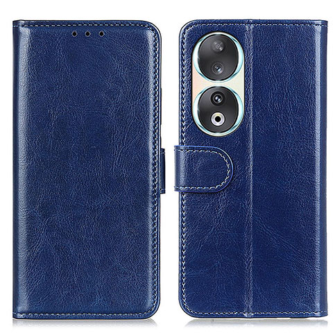 Custodia Portafoglio In Pelle Cover con Supporto M07L per Huawei Honor 90 5G Blu